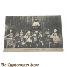 Postcard - Jonge Garde - Bergum 1909