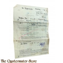 WW2 Fragebogen Arbeiter freistellung einberufung Wehrmacht 