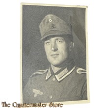 Foto Soldat mit M43 mutze