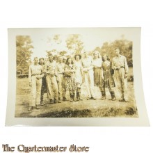 WW2 original Photo USO show 