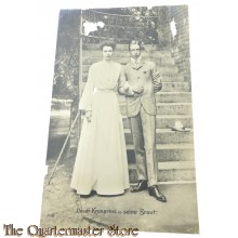 Photo 1904  Unser Kronprinz u. seine Braut