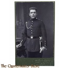 Studio foto 1914 Deutscher Soldat mit Schutzenschnur
