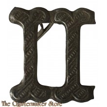 Romeins Cijfer 2 voor M1916 platte pet, Kepie en i  oranje voor veldmuts