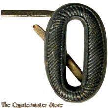 Cijfer 0 voor M1916 platte pet, Kepie en iin oranje voor veldmuts