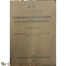 Voorschrift no. 71.1 gebruik Luchtstrijdkrachten