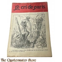 Magazine Le Cri de Paris “Sur la Front” 1918