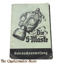 German "Die S-Maske" Gebrauchsanweisung (Gasmask Instruction Booklet)