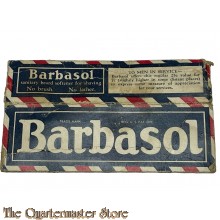 Scheercreme verpakking Barbasol, for US Forces only (Barbasol  shaving creme wrapper US forces only)