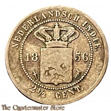 Coin -Nederlands Indië 2½ cent 1856