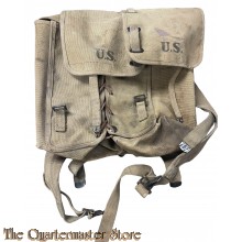 WWI AEF US Army Cavalry M1912 Ration Bag Set or Medical Corps Backpack