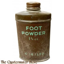 Bruin Blikje voetpoeder 1 3/4 Oz. R (E) Ltd (Brown Tin footpowder 1 3/4 Oz.)