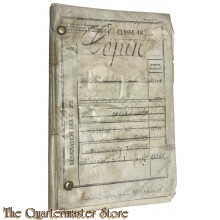France - Livre de mobilisation 1877 129 RI