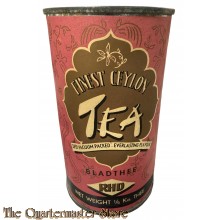 Jaren 40 Vol blik Finest Ceylon TEA 1/5 Ko. 