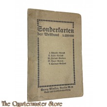 WK 1 Sonderkarte der Westfront 1:250.000