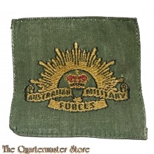 Cloth badge Australian Military Forces (Rising Sun over scroll) 