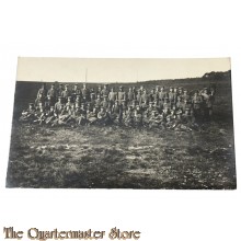 (Feld) Postkarte 1915 Grosse Gruppe Deutsche Soldaten 