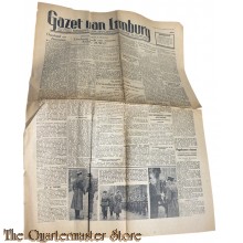 Krant - Gazette van Limburg 19 December 1947 uitreiking oa MWO