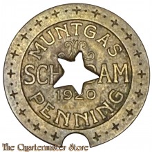 Gasmunt/Penning Schiedam 1920 