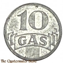 Gasmunt/Penning Harlingen 10 cent 