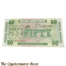 Voucher 50 New Pence 1972
