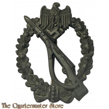 Infanterie Sturm Abzeichen silver  (Hollow Infantry Assault badge in silver)