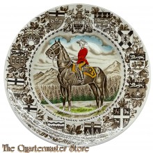 Keramieken wandbord  Royal Canadian Mounted Police