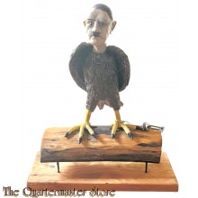 Adolf Hitler mocking statue as a bird 