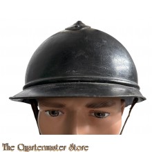 France - Casque Adrian modèle 1915 1st patt Police issue 