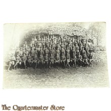 (Feld)postkarte 1914 Grosse Gruppe Deutsche Soldaten 
