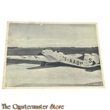 Junckers Fotokarte no 33 - Ganzmetall-Flugzeug Junkers-37 K