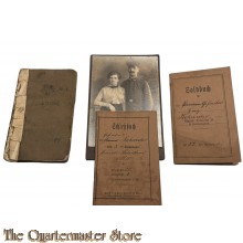 WK 1 Konvolut Photo 2x Soldbuch und Schiessbuch 3e Komp Pionier Bat 18 3. Komp