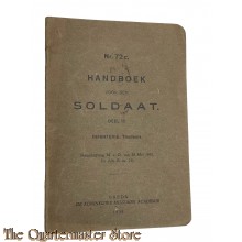 Voorschrift no 72c Handboek voor den Soldaat deel III Tirailleurs