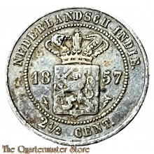 Coin -Nederlandsch Indië 2½ cent 1857