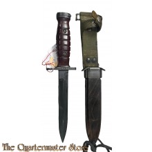 M4 Bayonet - Dutch 1950s with correct scabbard for M1 Carbine 2nd model