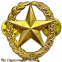Metalen Brevet Geweer Nederlands leger (Dutch rifle badge)
