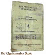 Ausweiss fur Vertriebene und Fluchtlinge 3532/00989 BDR (kinder unter 16 Jahre)