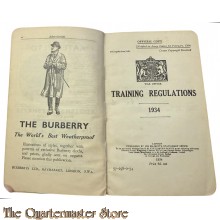 Booklet Training Regulations 1934