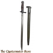Model 1917 Remington made bayonet and wire hanger scabbard US Army