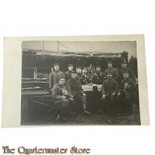 (Photo) Postkarte 1917 Russia , small group of German soldiers