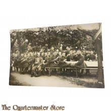 Postkarte/ Photo 1929.Deutsche Soldaten trinken am Tisch