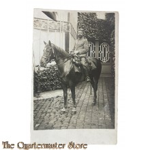 Postkarte/StudioPhoto 1914 Husar mit Pferd 