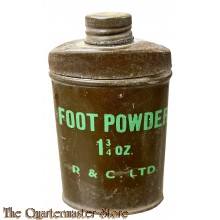 Bruin Blikje voetpoeder 1 3/4 Oz. R.C Ltd (Brown Tin footpowder 1 3/4 Oz.)