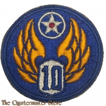 Mouwembleem 10th Air Force (Sleeve patch 10th Air Force)