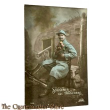France - Postcard 1917 Souvenir des Tranches