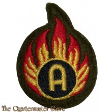 Cloth sleeve badge Ammunition Technician RAOC.