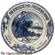 Wandbord Herrijzend nederland 1945