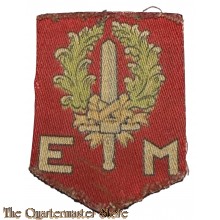 Mouwembleem  C- (1e) Divisie "7 December" (gedrukt)