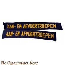 Set Straatnamen Aan- en Afvoertroepen