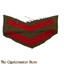 Service chevrons 2 years oversea (Mouwembleem 2 jaar dienst) canvas