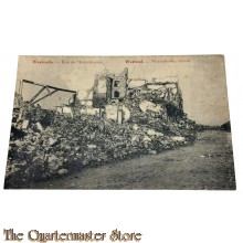 France - Postcard, Ruines de Middelkerke  1914-1918
